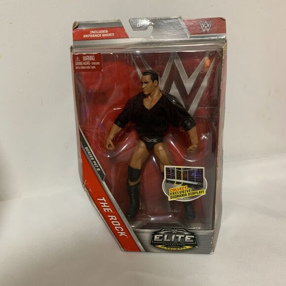WWE Elite Collection Flashback The Rock Figure,WWE Superstars collectibles. - Picture 2 of 10